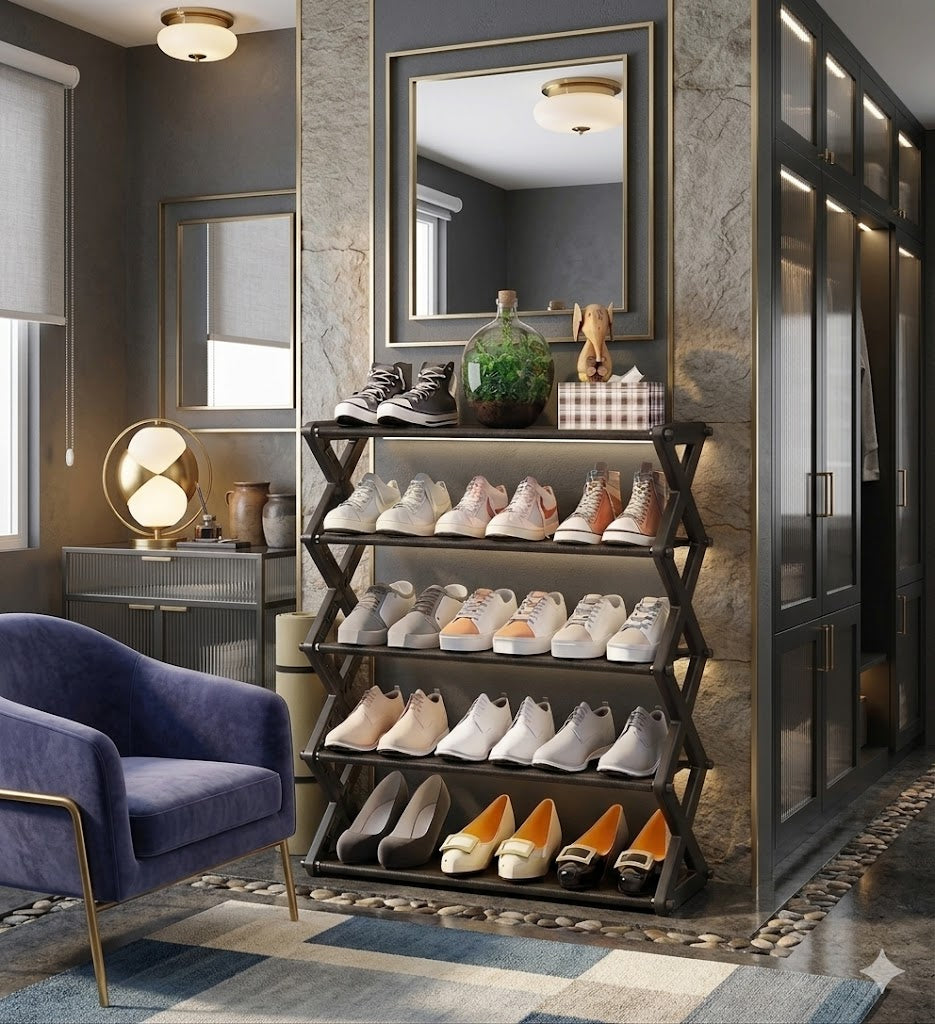 Organizador de Zapatos Compacto que Maximiza el Espacio y el Orden
