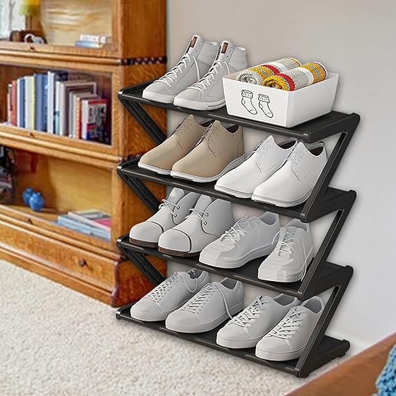 Organizador de Zapatos Compacto que Maximiza el Espacio y el Orden